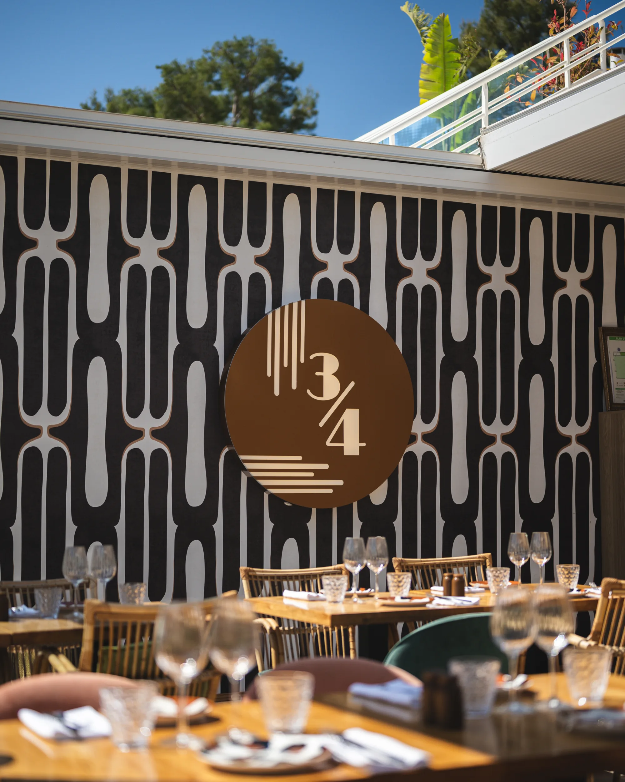 The place — Le Trois Quarts