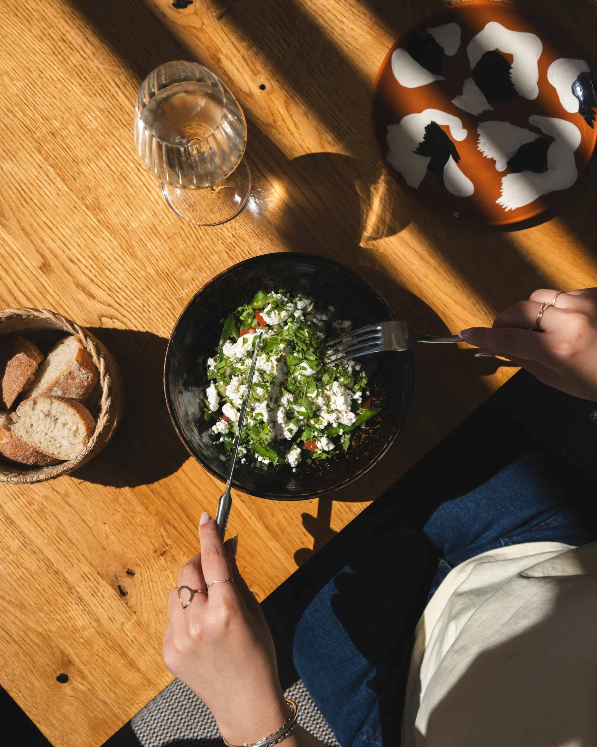 The classic Greek salad